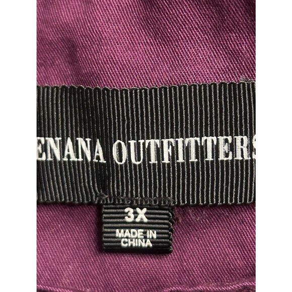 Zenana Outfitters Womens Purple Hooded Military Vest Pockets Size 3XL (5090) - Picture 5 of 6